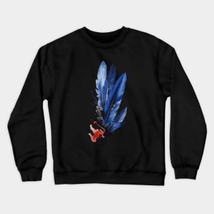 Bird Feathers Crewneck Sweatshirt